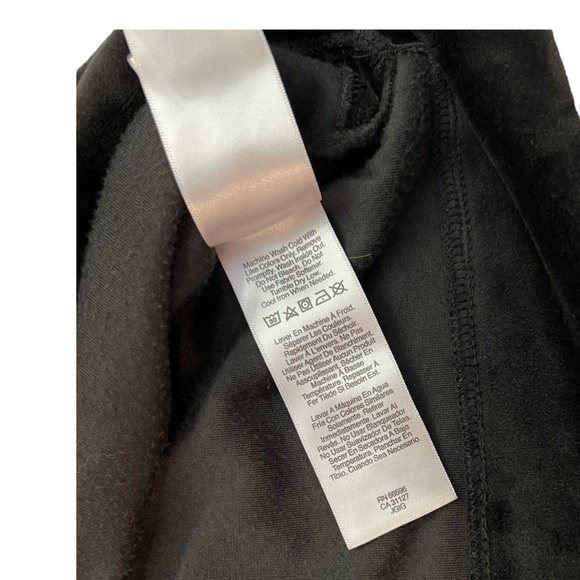 DKNY Sport Cropped Velour Sweatshirt Size Small - Picture 9 of 12